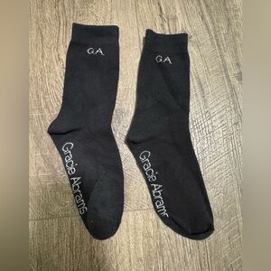 Gracie Abrams Black Crew Socks